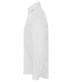 Clique Stretch Shirt L/S – Hvit – venstre side