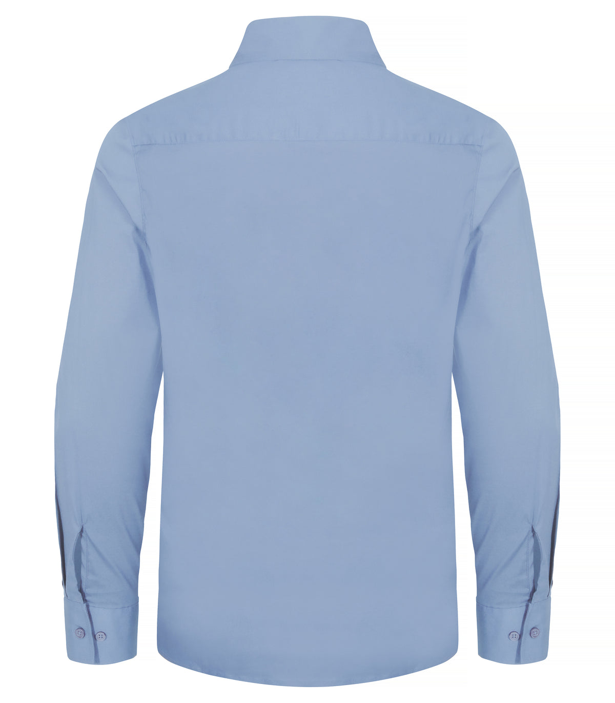 Clique Stretch Shirt L/S – Lys blå – bakside