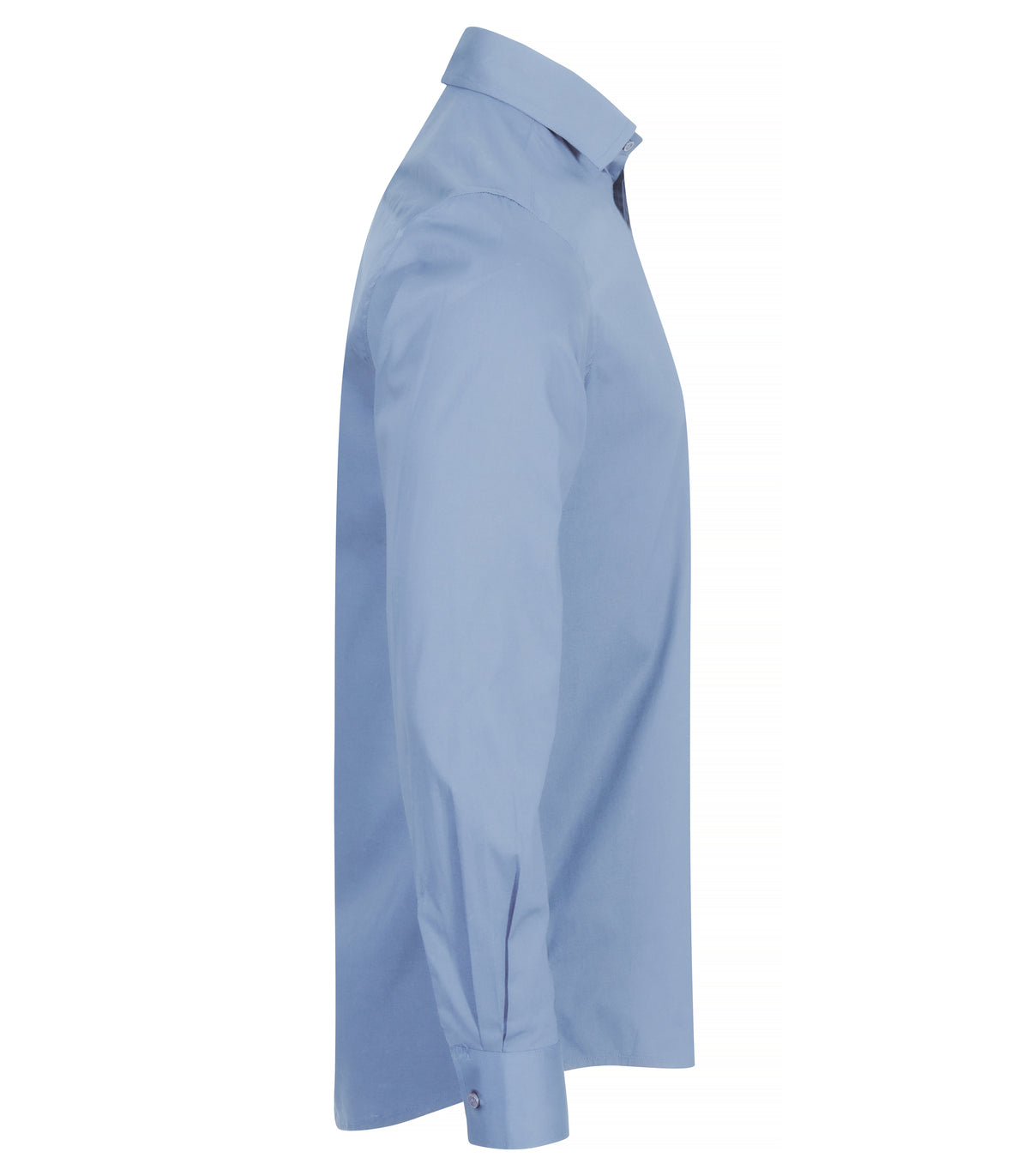 Clique Stretch Shirt L/S – Lys blå – høyre side
