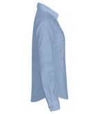 Clique Stretch Shirt L/S – dame – Lys blå – høyre side