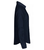 Clique Stretch Shirt L/S – dame – Mørk marineblå – høyre side