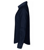 Clique Stretch Shirt L/S – dame – Mørk marineblå – venstre side