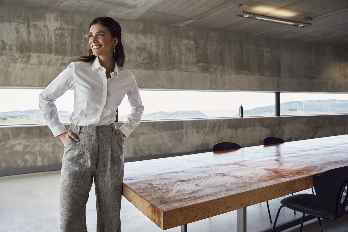 Clique Stretch Shirt L/S – dame –  – produktbilde
