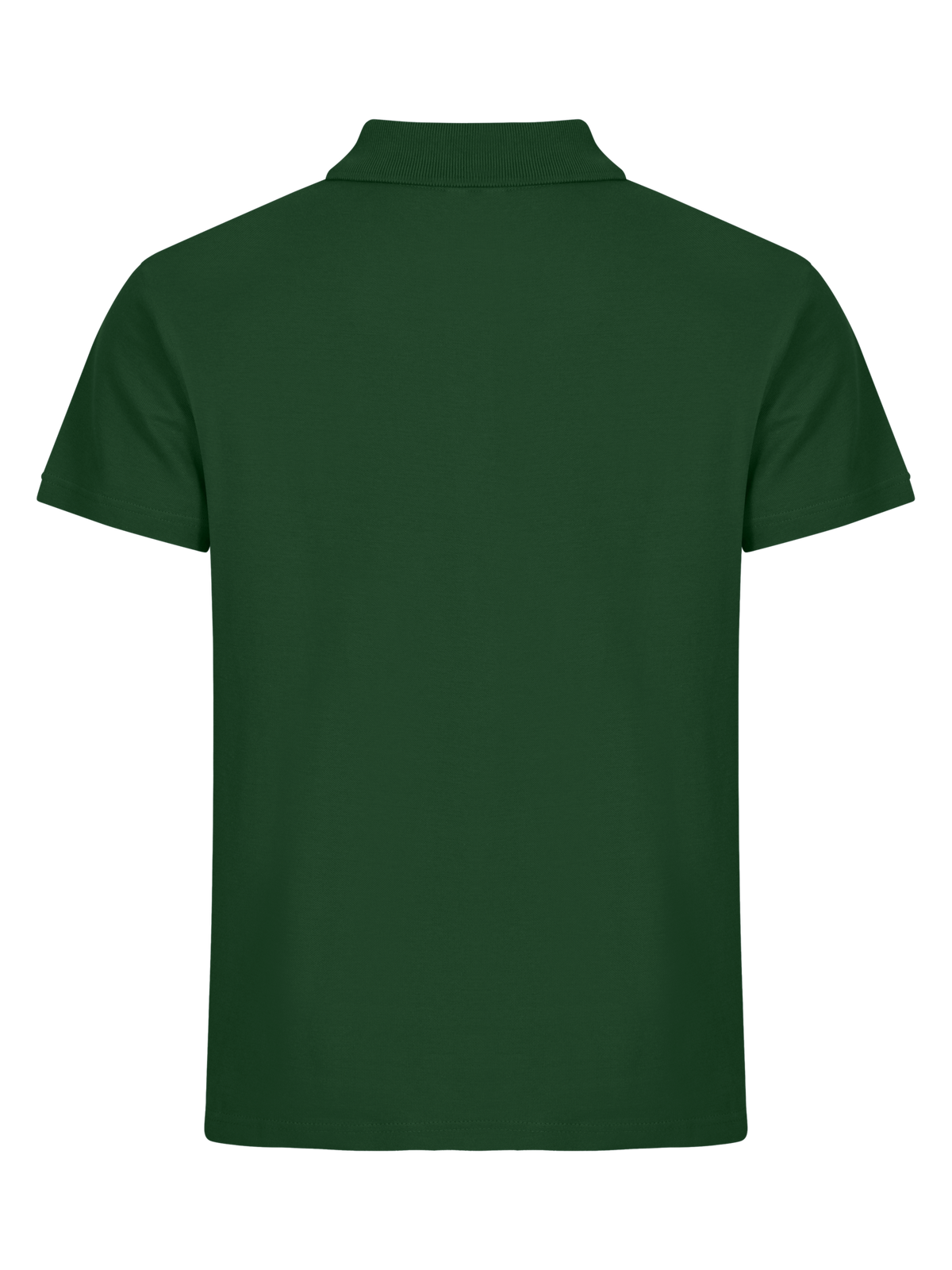 Clique Basic Polo – Flaskegrønn – bakside