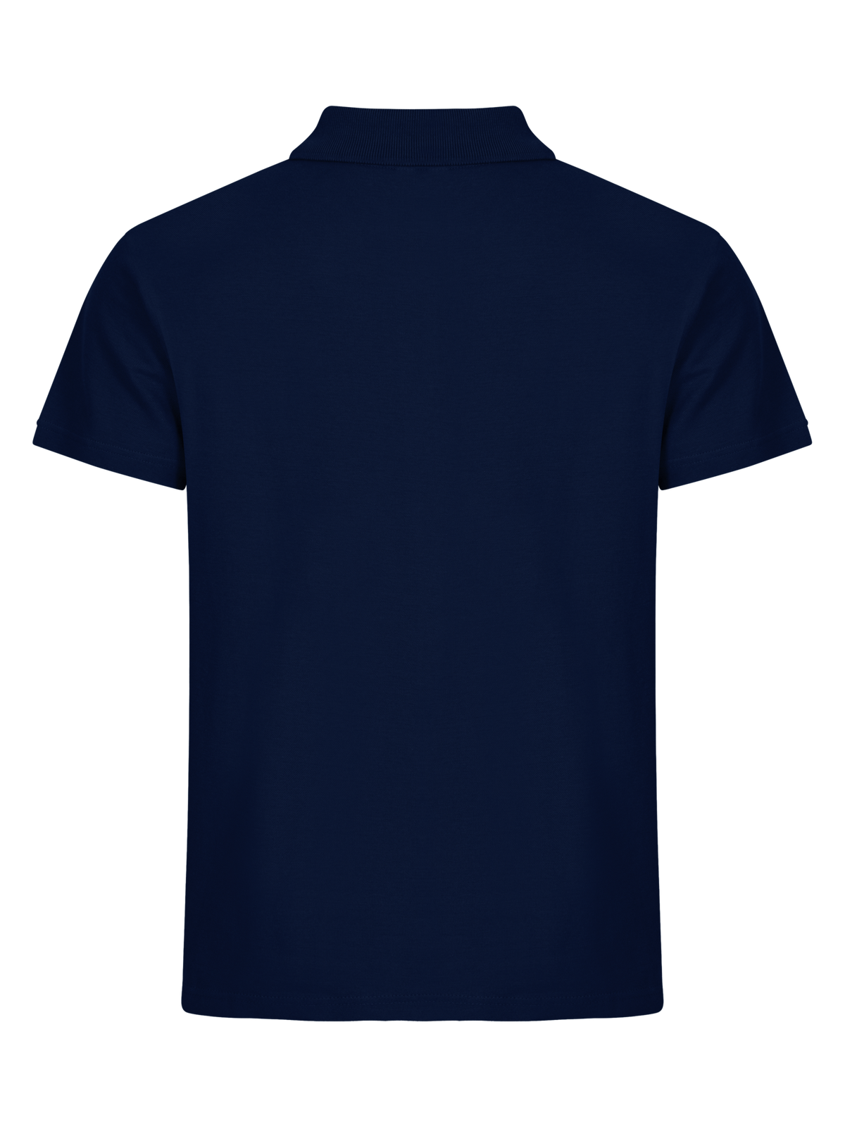 Clique Basic Polo – Mørk marineblå – bakside