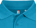 Clique Basic Polo – Turkis – produktbilde