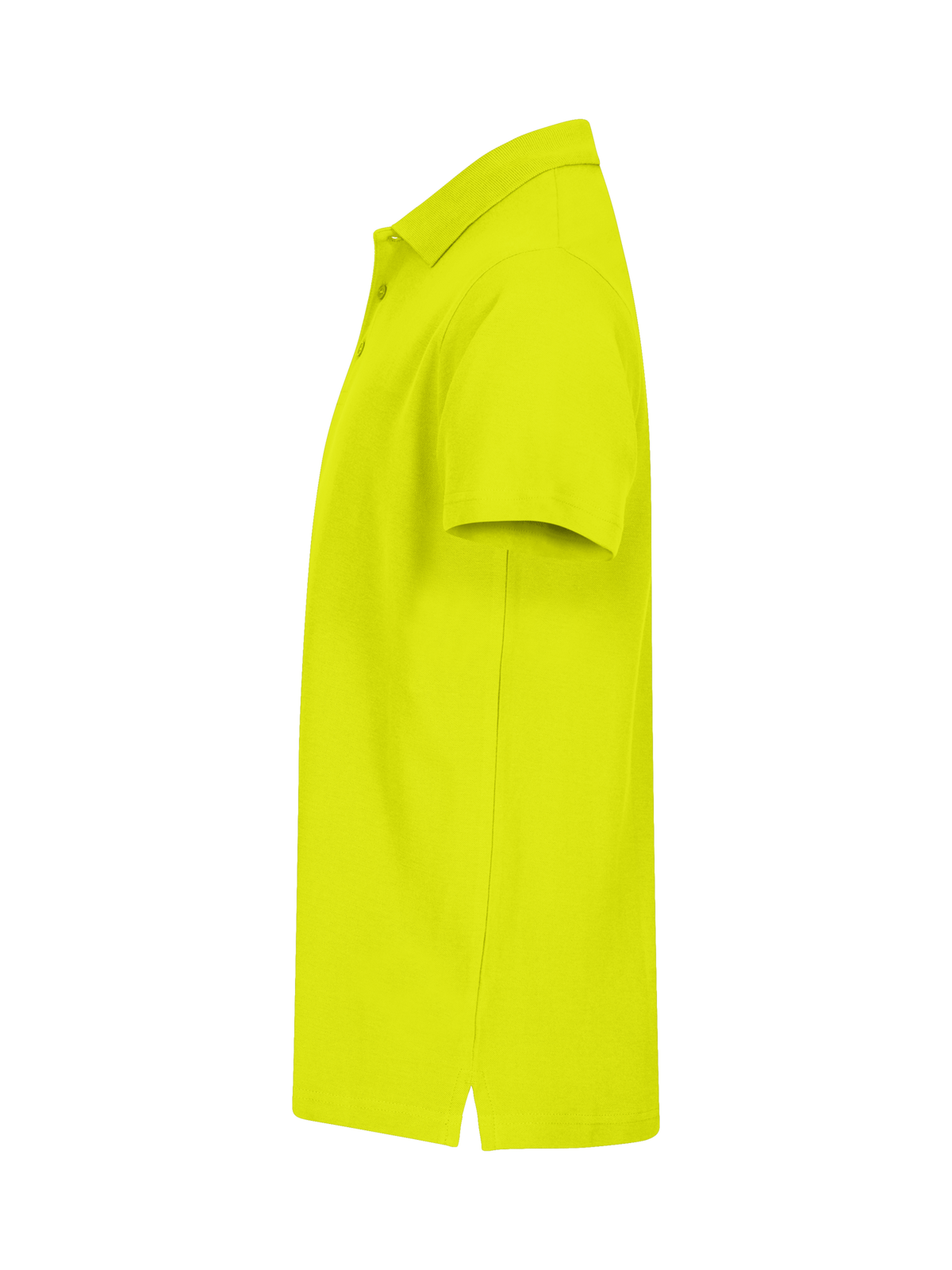 Clique Basic Polo – Signalgrønn – venstre side