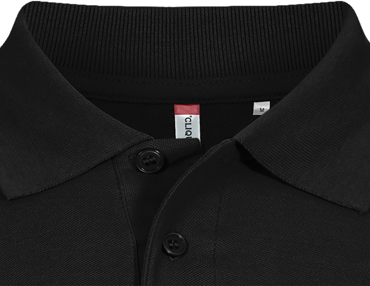 Clique Basic Polo – Svart – produktbilde