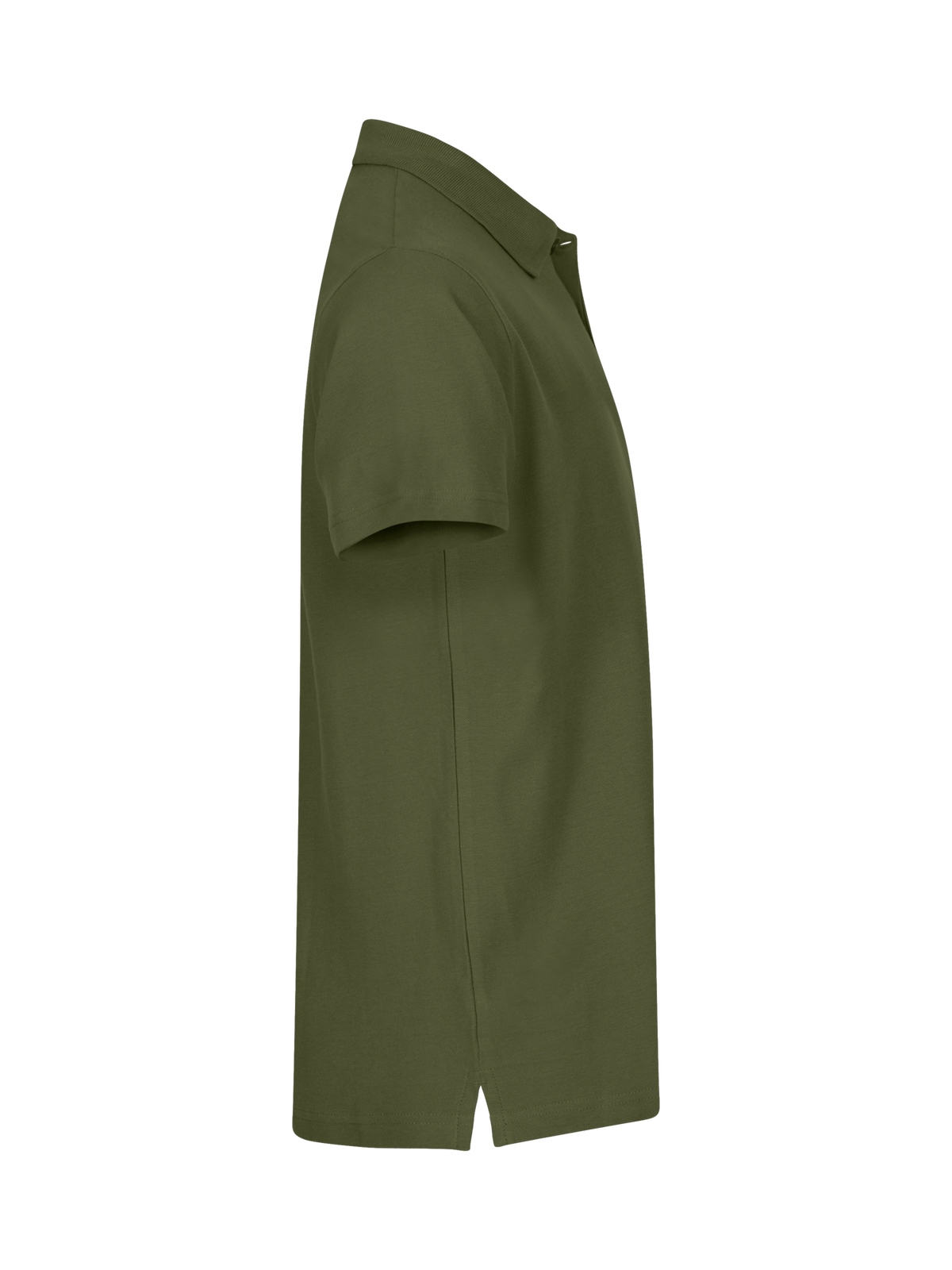 Clique Basic Polo – Armygrønn – høyre side