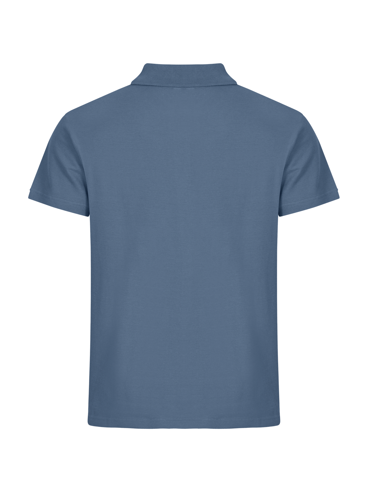 Clique Basic Polo – Stålblå – bakside