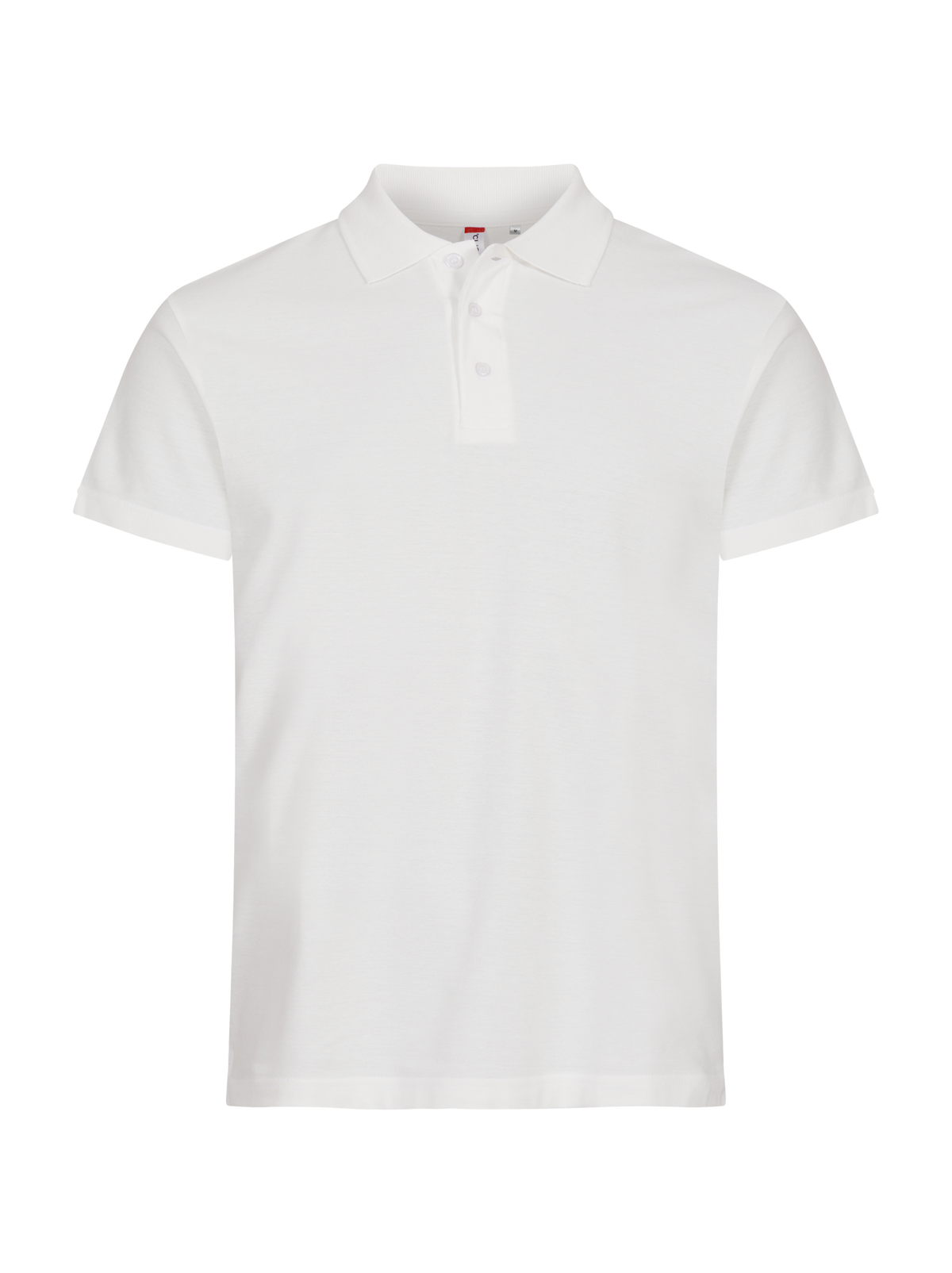 Clique Basic Polo – Offwhite – forside