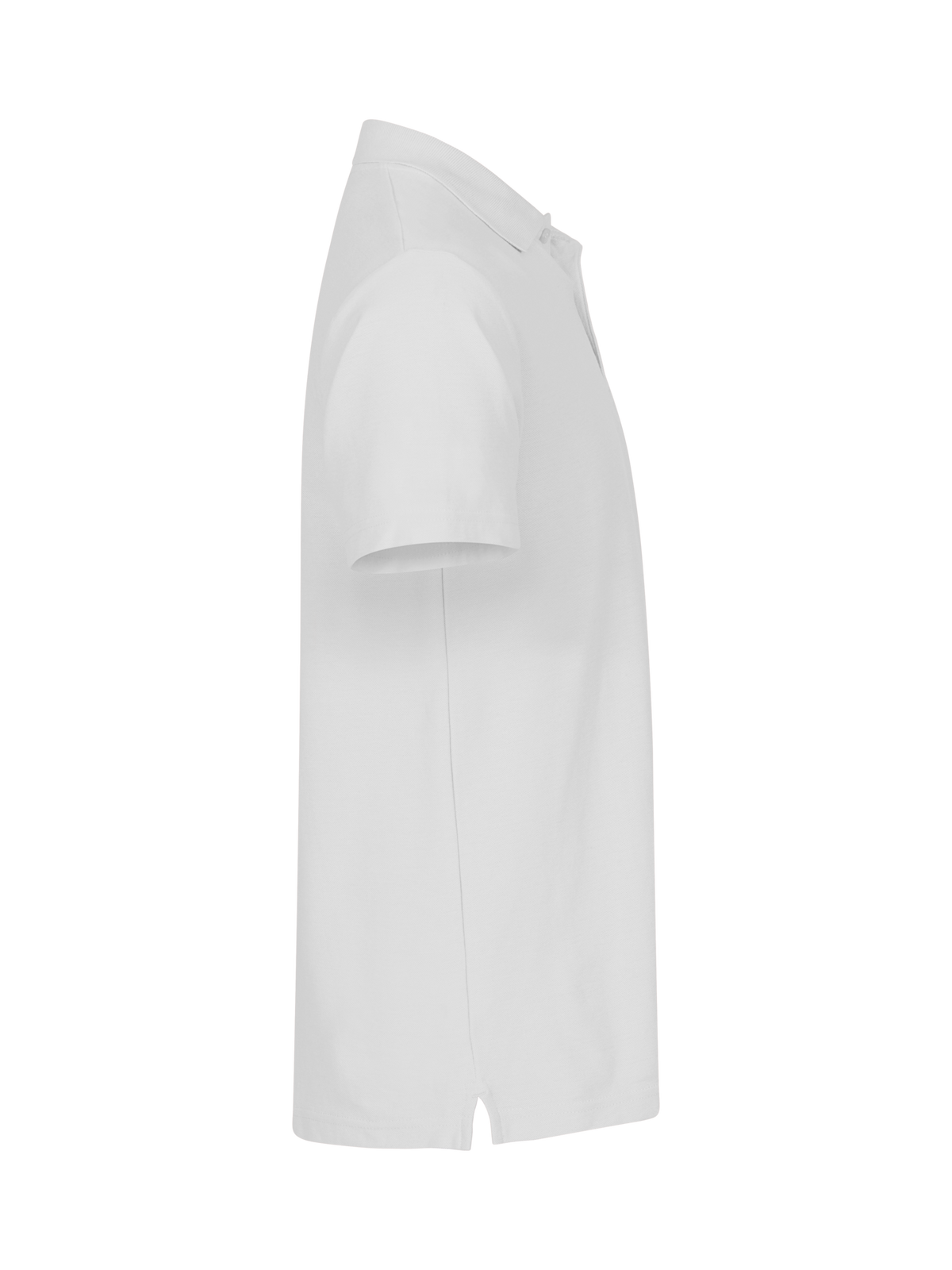 Clique Basic Polo – Hvit – høyre side