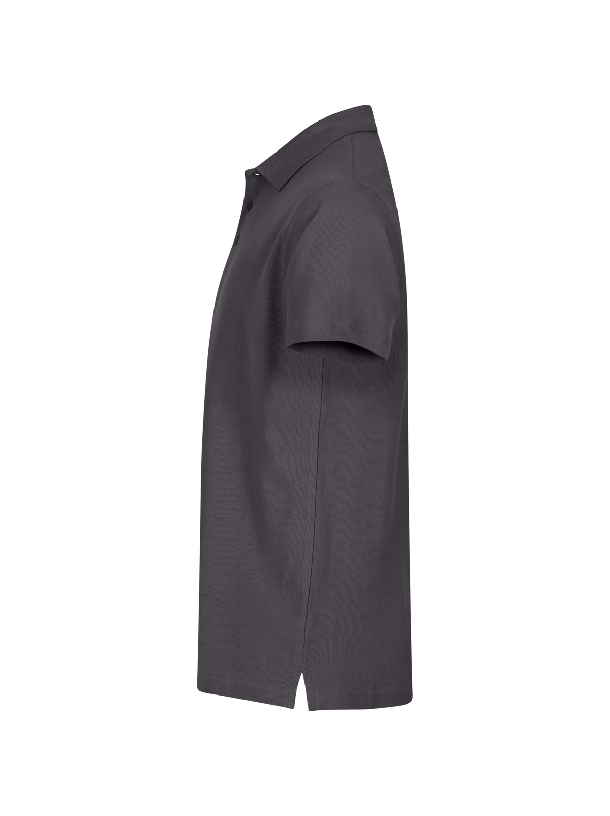 Clique Basic Polo – Metallgrå – venstre side
