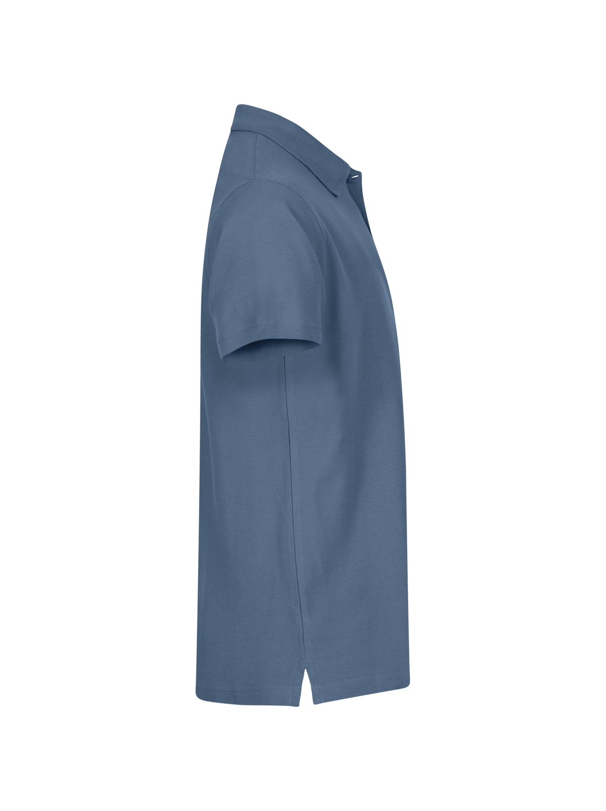 Clique Basic Polo – Stålblå – høyre side