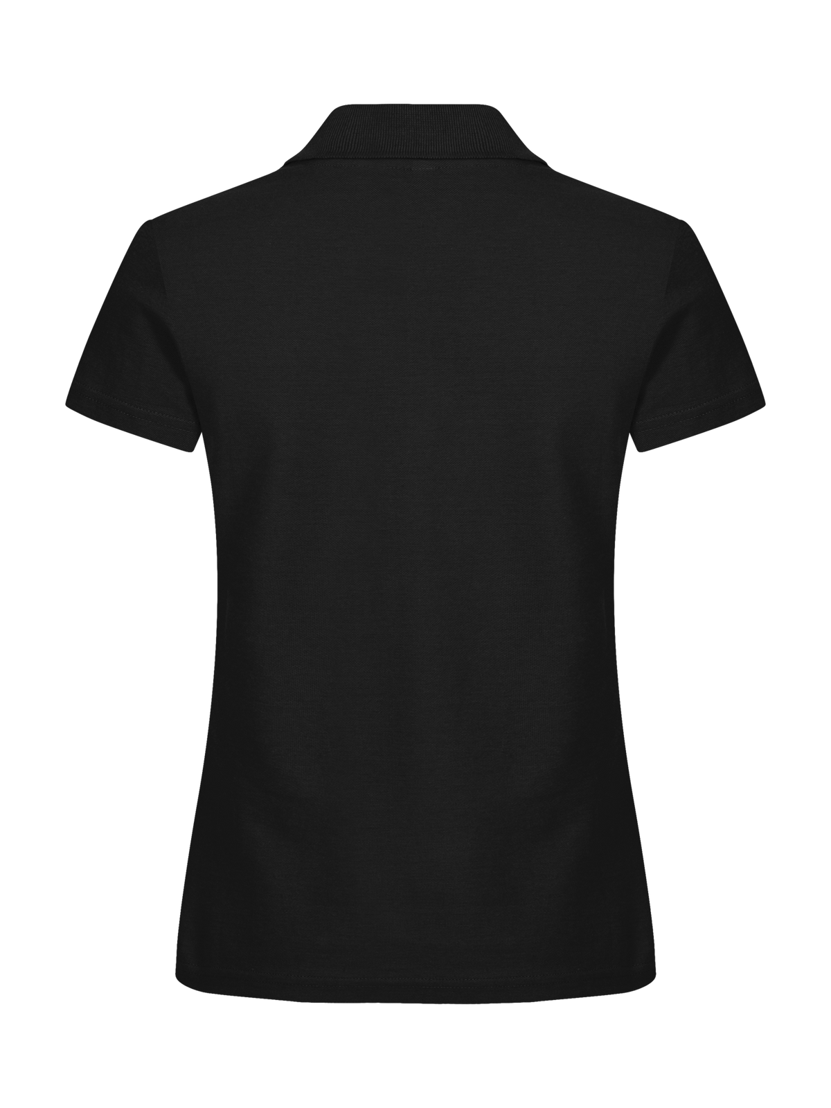 Clique Basic Polo – dame – Svart – bakside