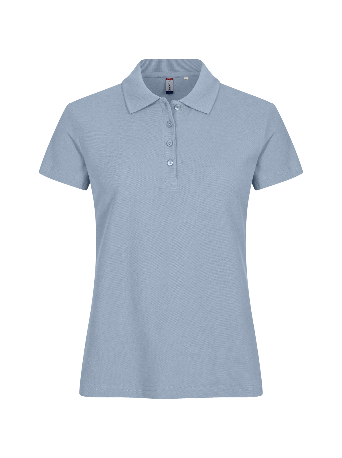 Clique Basic Polo – dame – Myk blå – forside