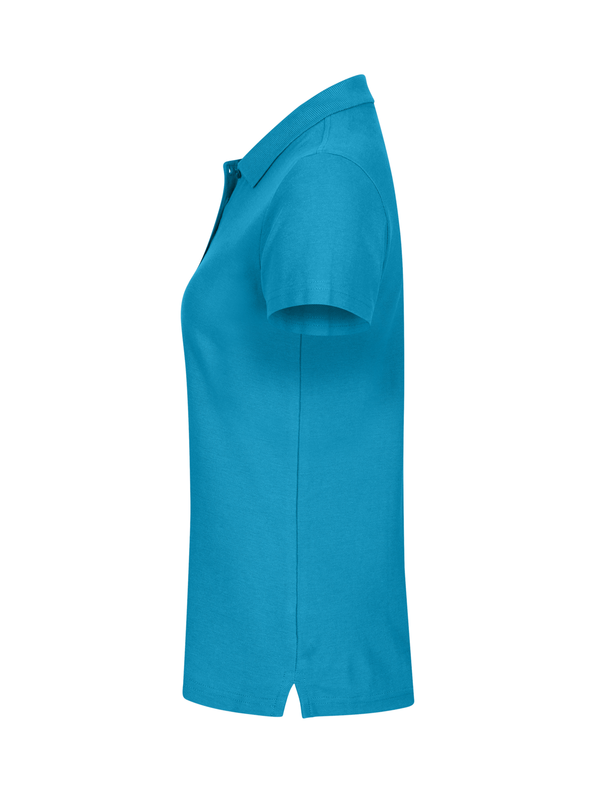 Clique Basic Polo – dame – Turkis – venstre side