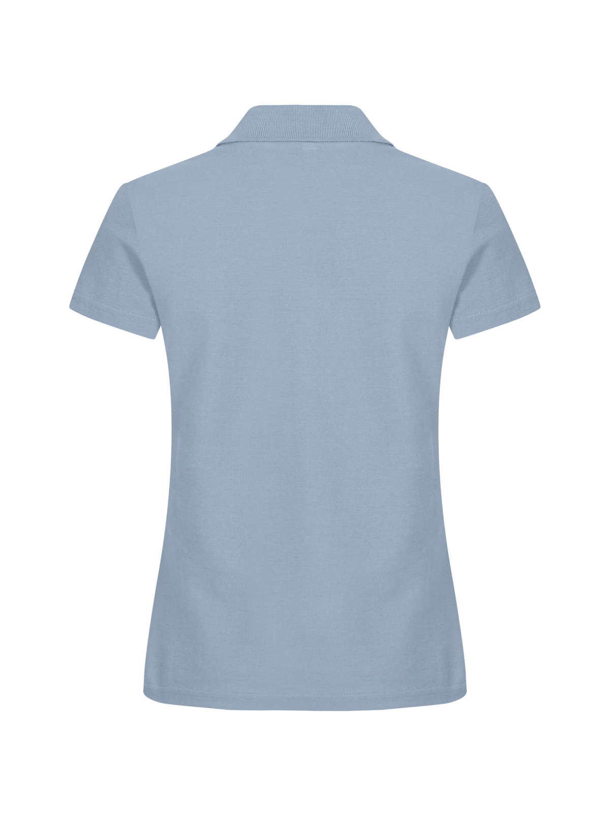 Clique Basic Polo – dame – Myk blå – bakside