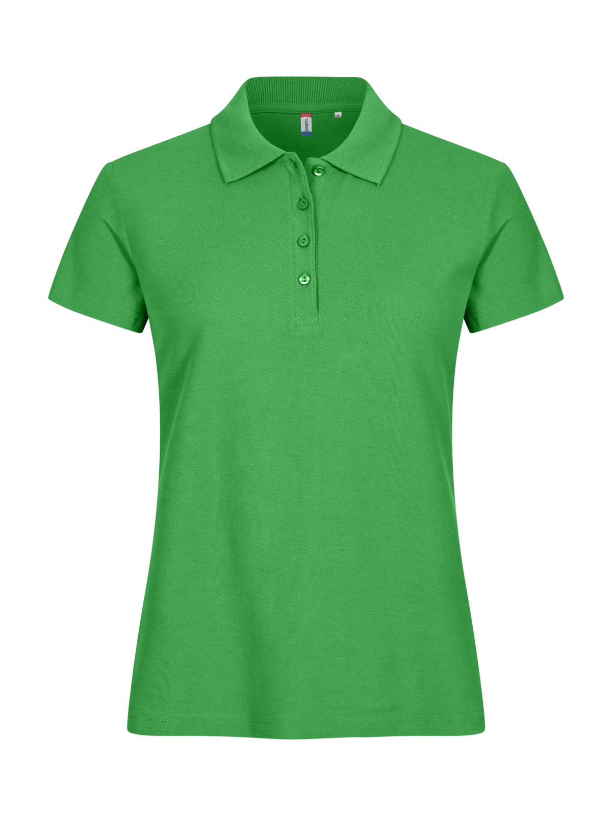 Clique Basic Polo – dame – Eplegrønn – forside