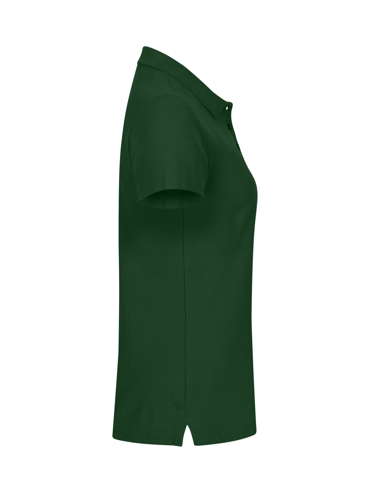 Clique Basic Polo – dame – Flaskegrønn – høyre side