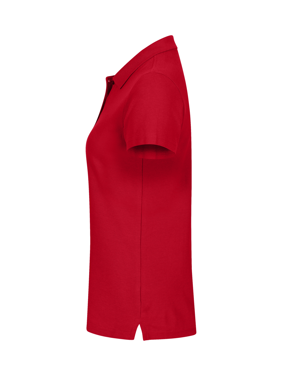 Clique Basic Polo – dame – Rød – venstre side