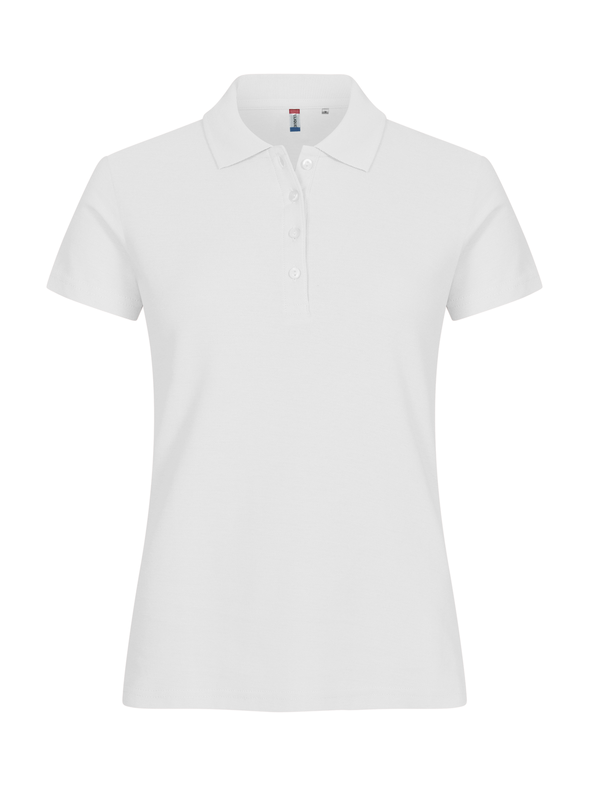 Clique Basic Polo – dame – Hvit – forside