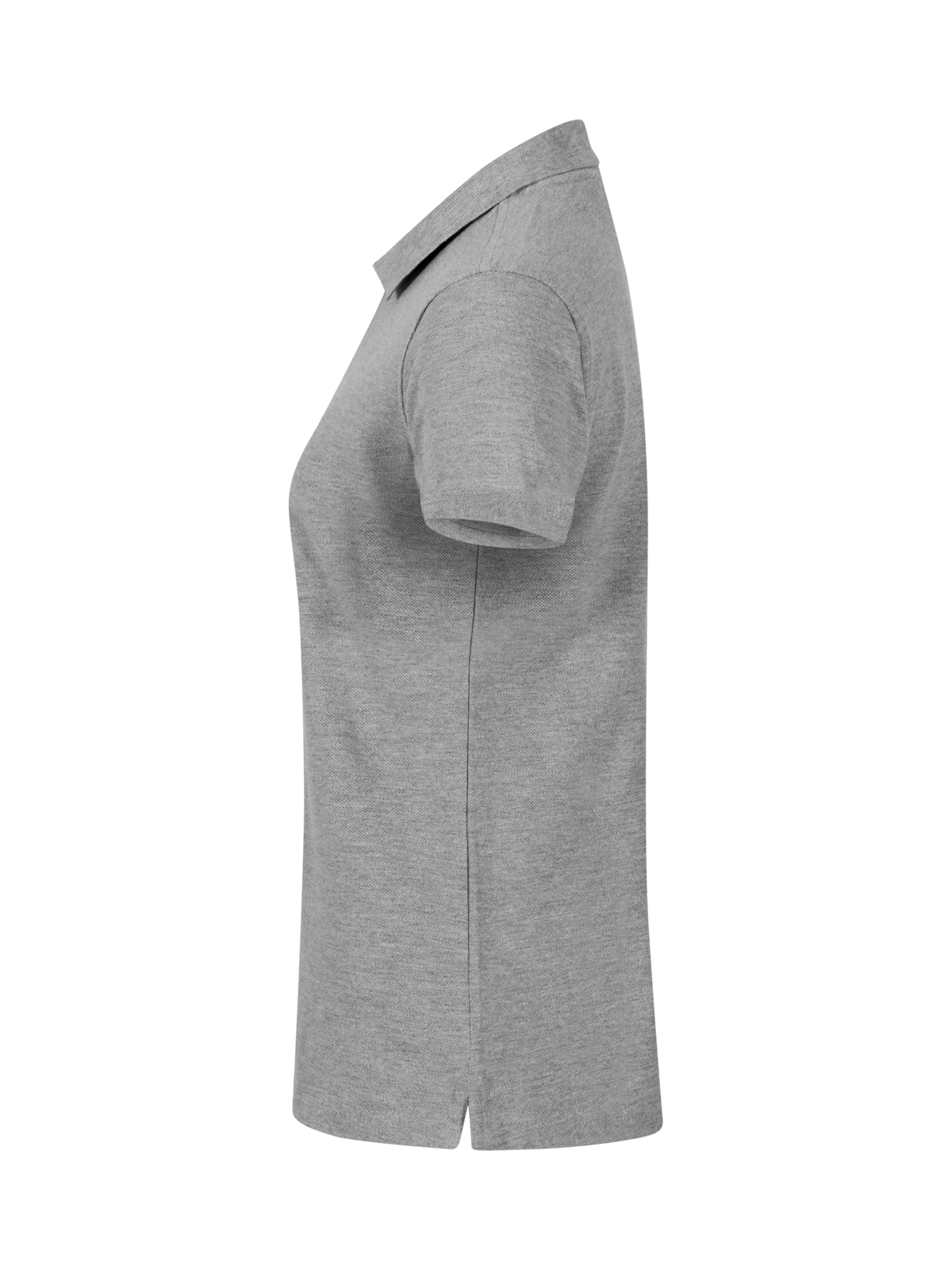 Clique Basic Polo – dame – Gråmelert – venstre side