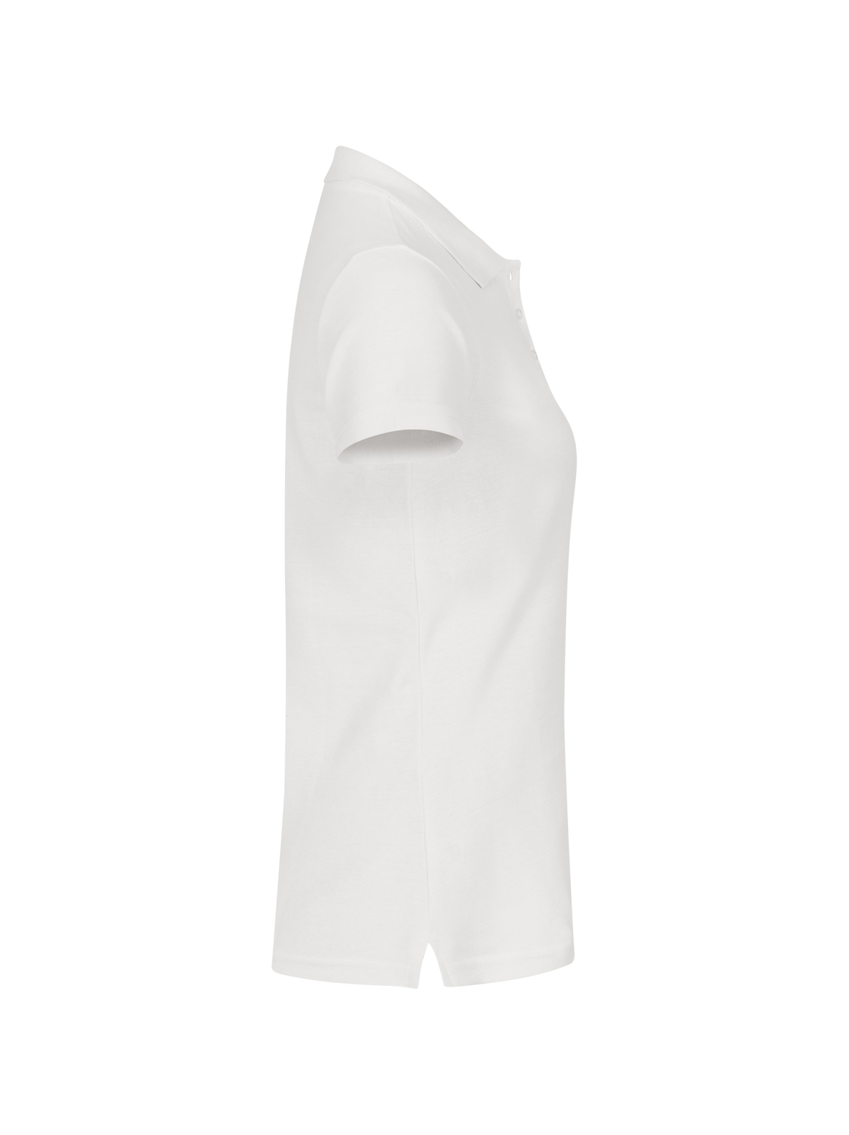 Clique Basic Polo – dame – Offwhite – høyre side