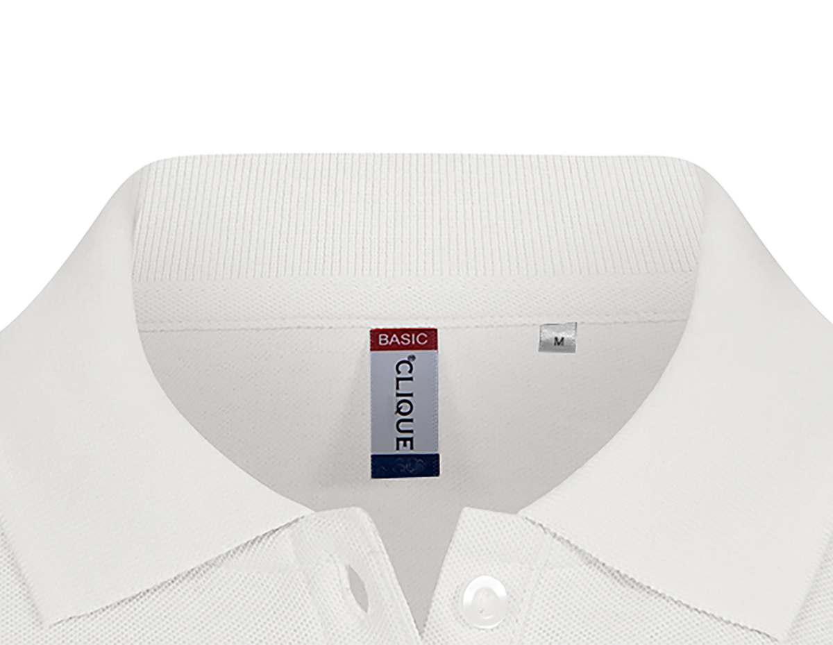 Clique Basic Polo – dame – Offwhite – produktbilde