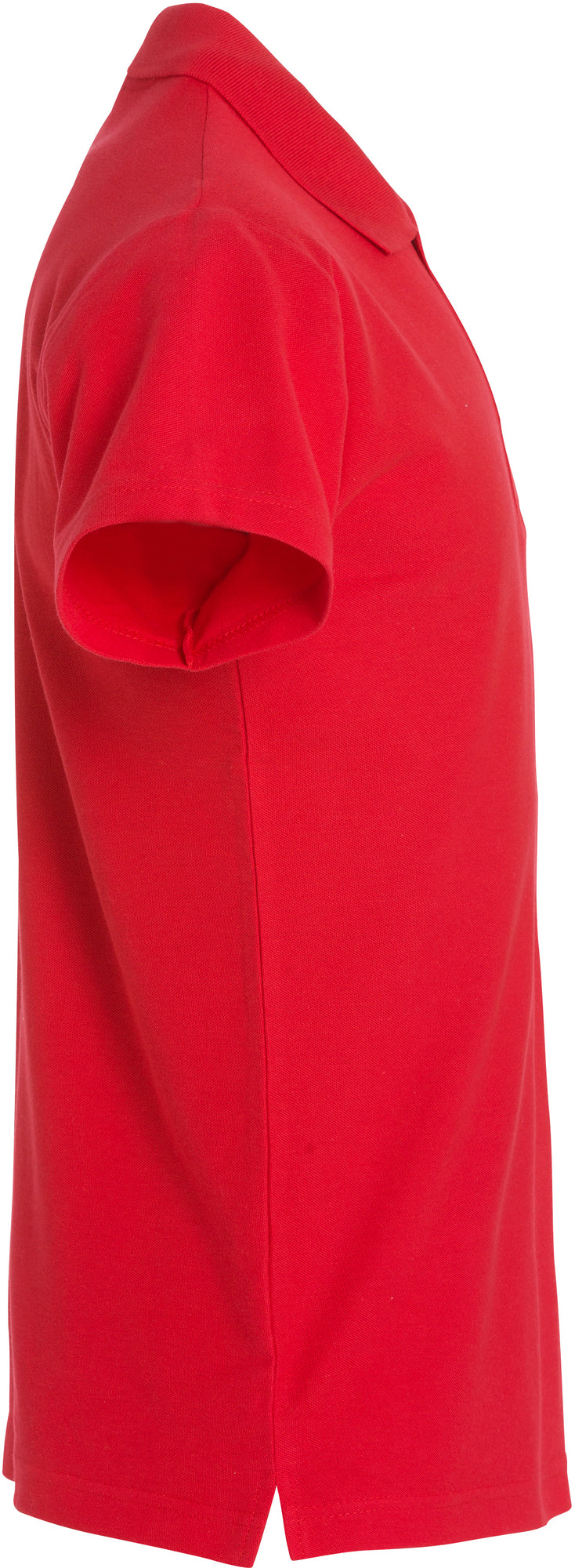 Clique Basic Polo S/S – junior – Rød – høyre side