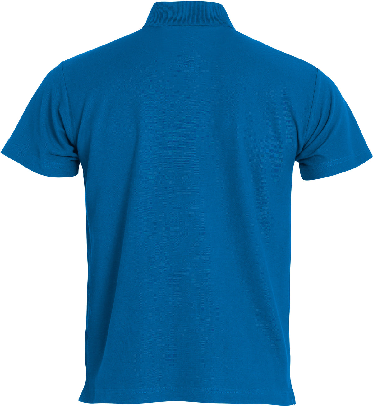 Clique Basic Polo S/S – junior – Kongeblå – bakside