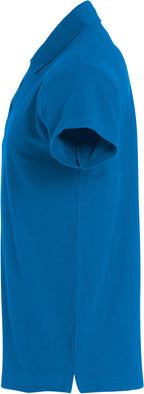 Clique Basic Polo S/S – junior – Kongeblå – venstre side
