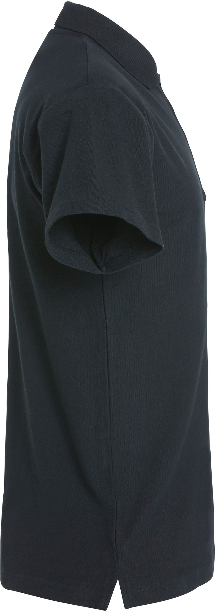 Clique Basic Polo S/S – junior – Svart – høyre side