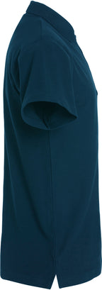 Clique Basic Polo S/S – junior – Mørk marineblå – høyre side