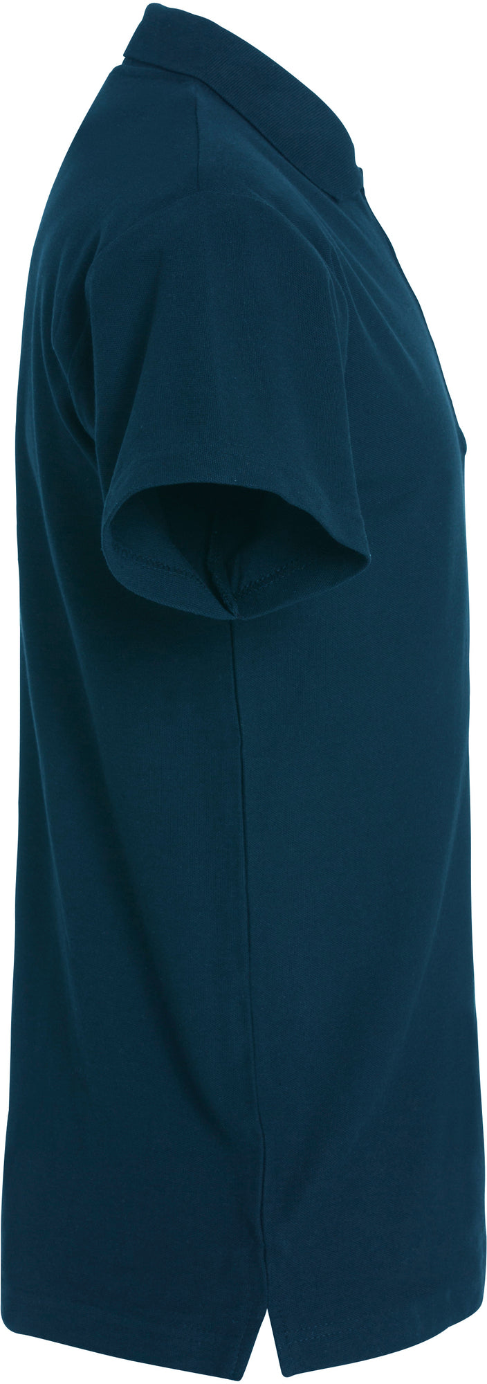 Clique Basic Polo S/S – junior – Mørk marineblå – høyre side