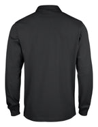 Clique Basic Polo L/S – junior – Svart – bakside