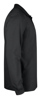 Clique Basic Polo L/S – junior – Svart – høyre side