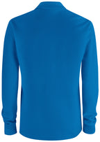 Clique Basic Polo Pocket L/S – Kongeblå – bakside