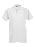 Clique Stretch Premium Polo – Hvit – forside