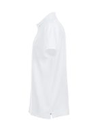 Clique Stretch Premium Polo – Hvit – høyre side