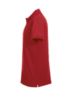 Clique Stretch Premium Polo – Rød – venstre side