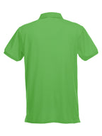 Clique Stretch Premium Polo – Eplegrønn – bakside