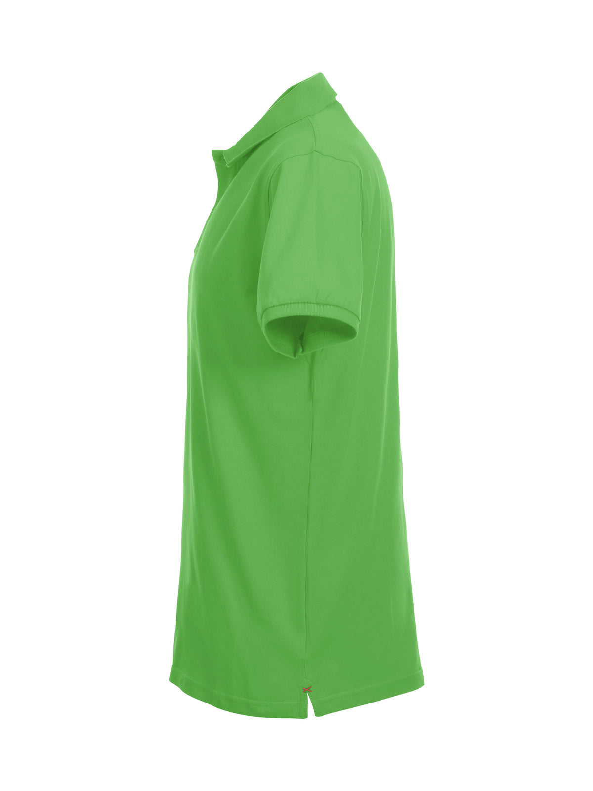 Clique Stretch Premium Polo – Eplegrønn – venstre side