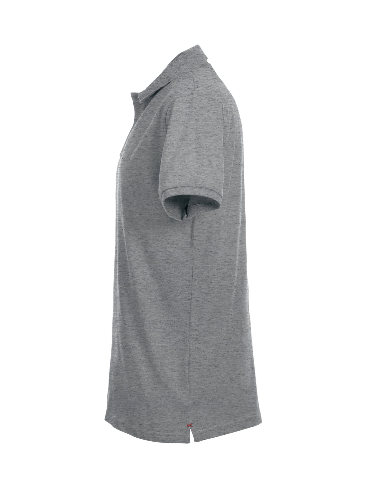 Clique Stretch Premium Polo – Gråmelert – venstre side