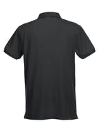 Clique Stretch Premium Polo – Svart – bakside