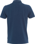 Clique Stretch Premium Polo – Blåmelert – bakside