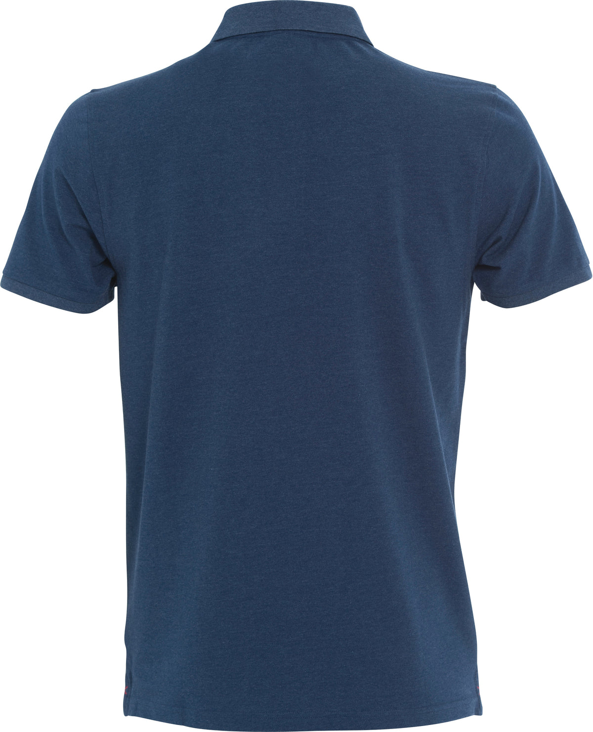 Clique Stretch Premium Polo – Blåmelert – bakside