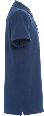 Clique Stretch Premium Polo – Blåmelert – høyre side