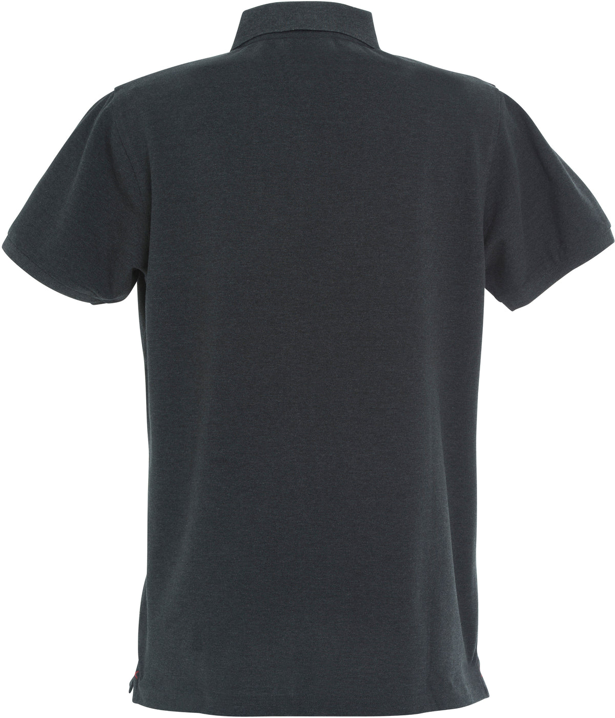 Clique Stretch Premium Polo – Antrasittmelert – bakside