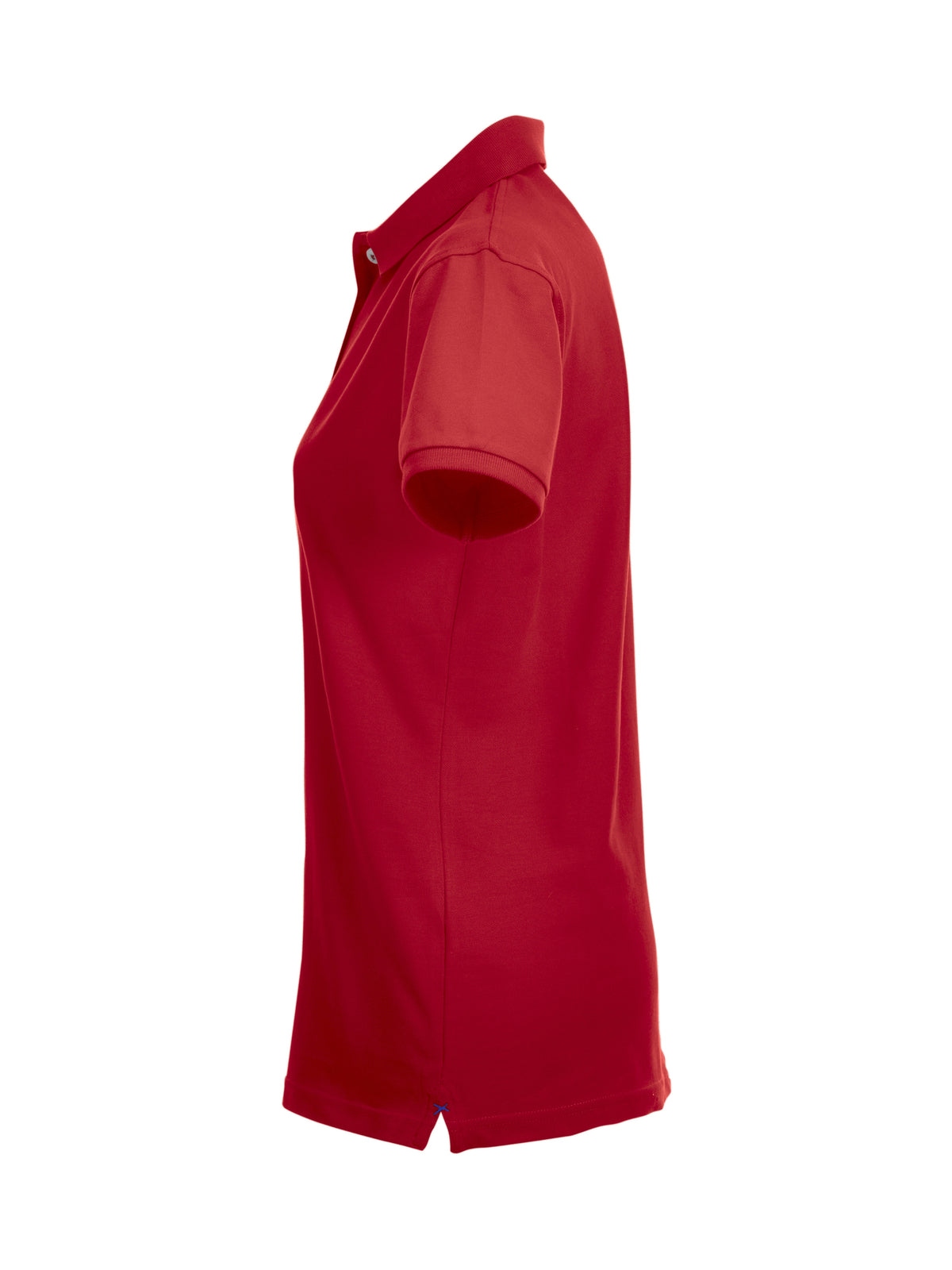 Clique Stretch Premium Polo – dame – Rød – venstre side